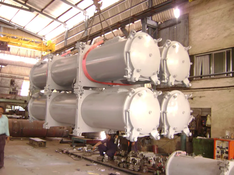 Process vessels fabricated in the TPEA workshop, Pune