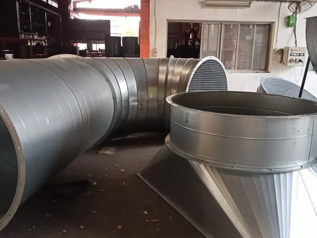 Ducting with transition piece, Techno Power Engineers, Pune