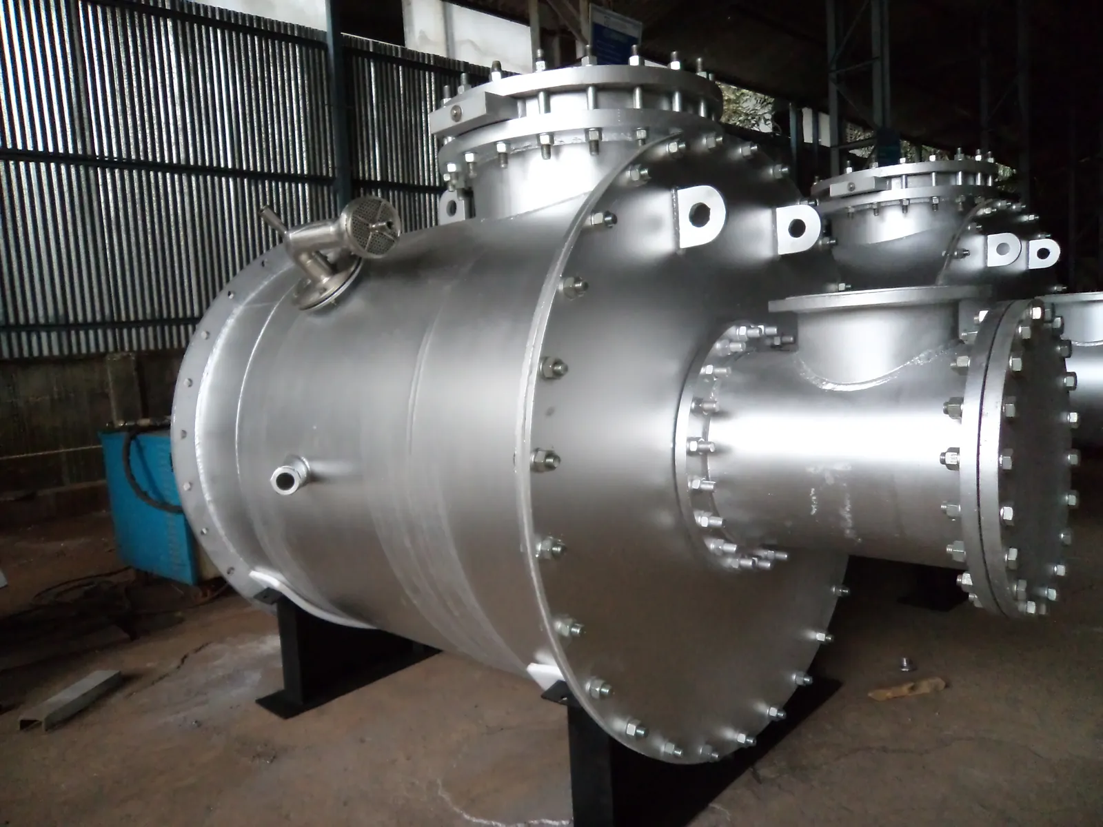 Heat exchanger shell fabricated by Techno Power Engineers, Pune