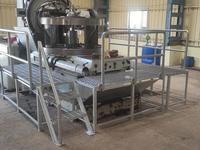 Machine platform with railings, Techno Power Engineers, Pune