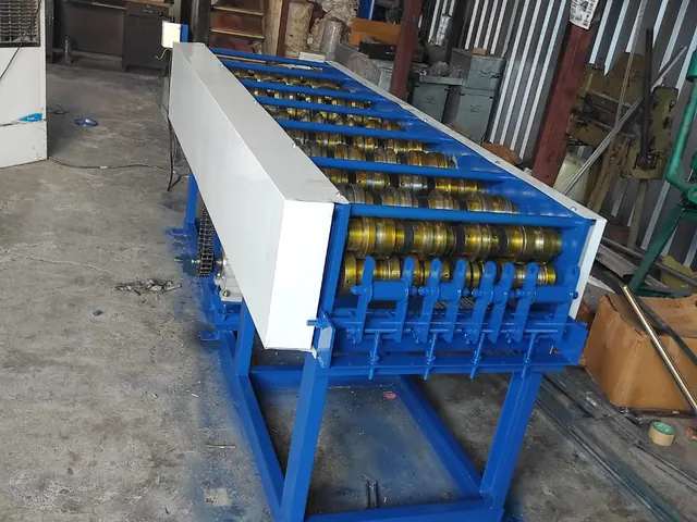Roll forming machine, in assembly, Techno Power Engineers, Pune