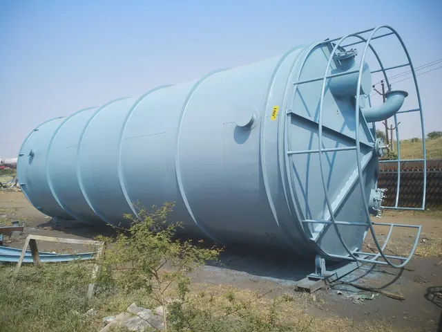 Bulk storage silo with ladder cage, Techno Power Engineers, Pune