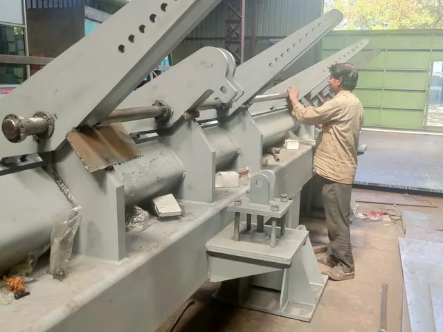 Skid fabrication in progress, Techno Power Engineers, Pune