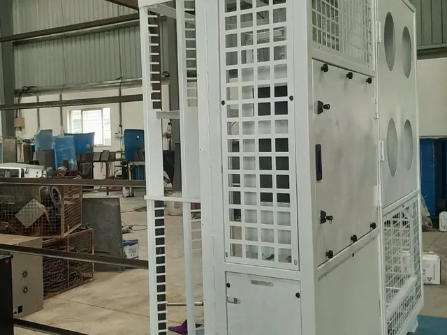 Machine frame with mesh panels, Techno Power Engineers, Pune