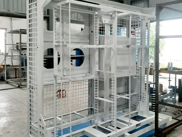 Machine body frame, powder coated, Techno Power Engineers, Pune